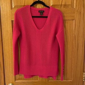 Rachel Zoe Pink Sweater Button Sleeves Size S